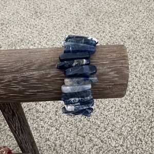 Blue Stone Stretch Bracelet